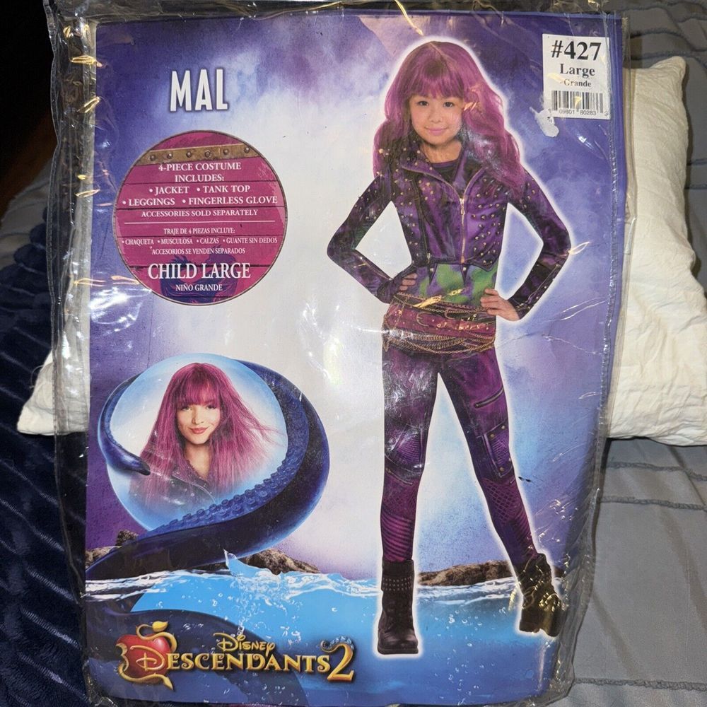 Mal Disney Descendants 2 Costume Large